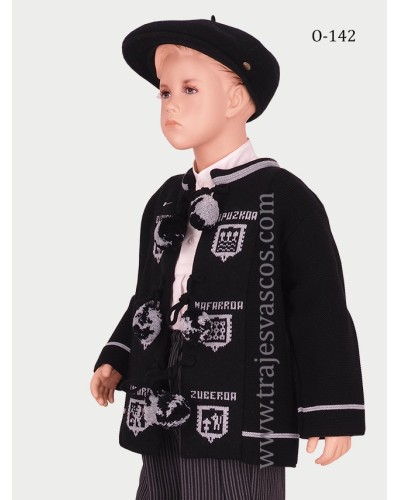 Mendigoizal negro para niño O142 - 3