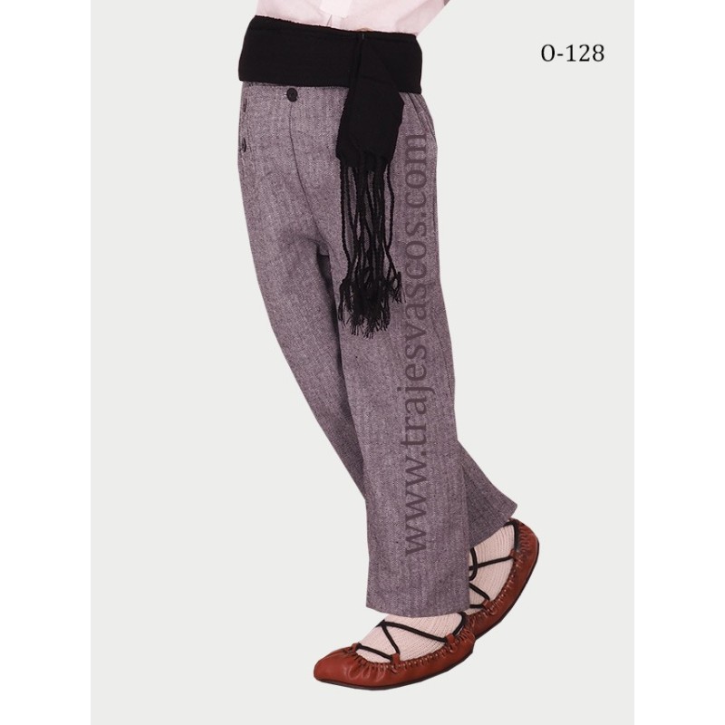 Pantalón regional vasco de niño O128 - 3