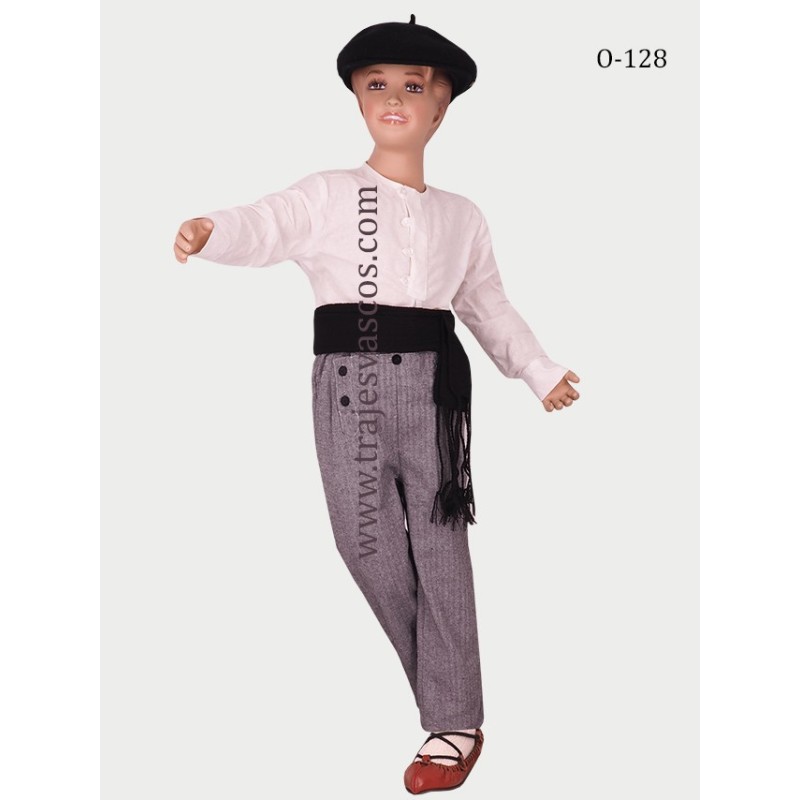 Pantalón regional vasco de niño O128 - 7