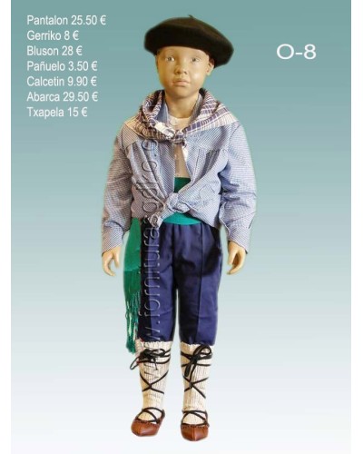Traje de arrantzale para niño O8 - 1