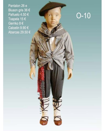 Trajes vascos niño O10 - 1