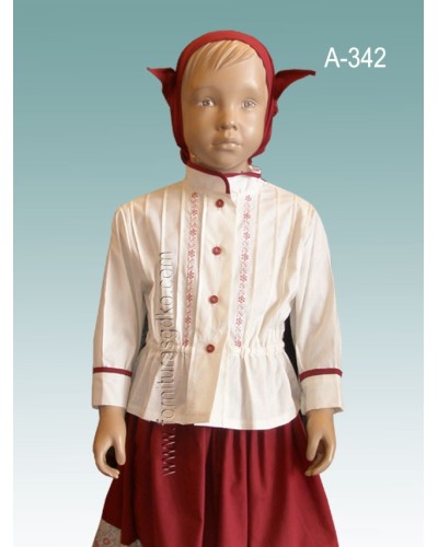 Blusa bordada para niña A342 - 1