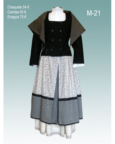 Traje vasco de mujer M21 - 1