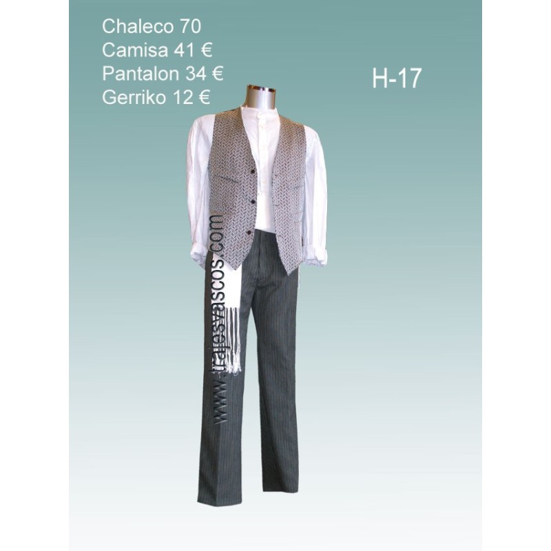 Traje aldeano vasco H17 - 1