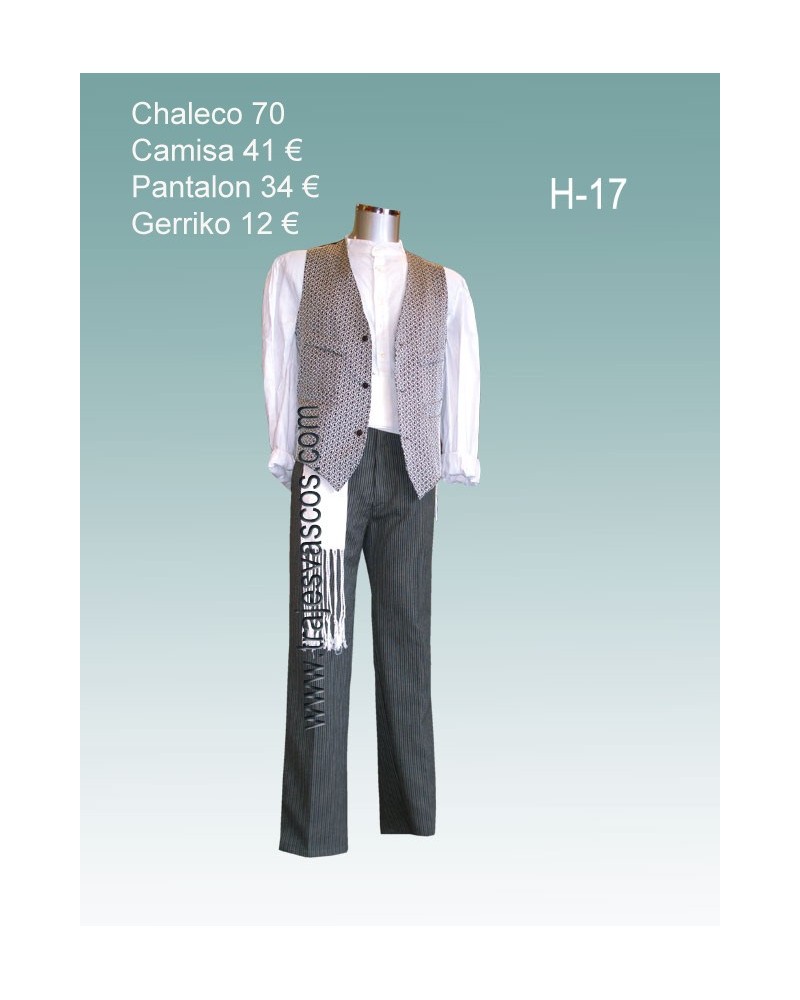 Traje aldeano vasco H17 - 1