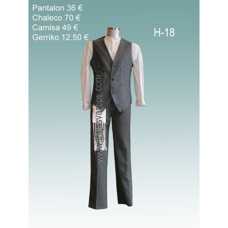 Traje vasco hombre H18 - 1