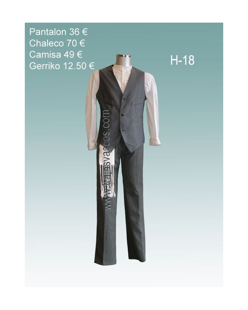 Traje vasco hombre H18 - 1