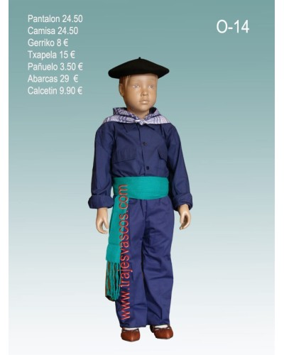 Traje arrantzale para niño O14 - 1