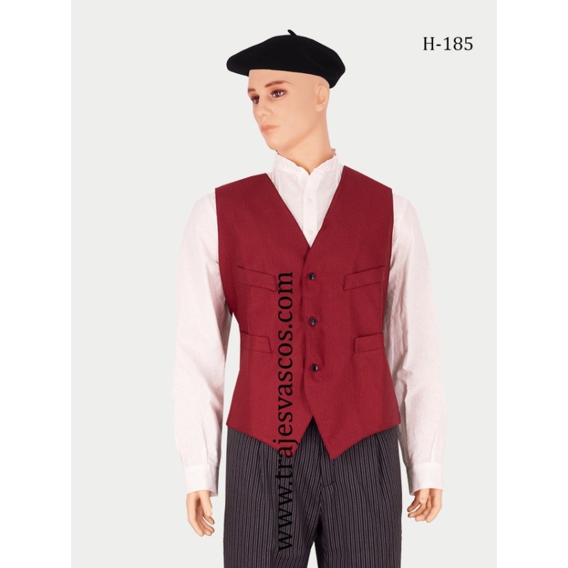 Chaleco fiesta vasca H185 - 1