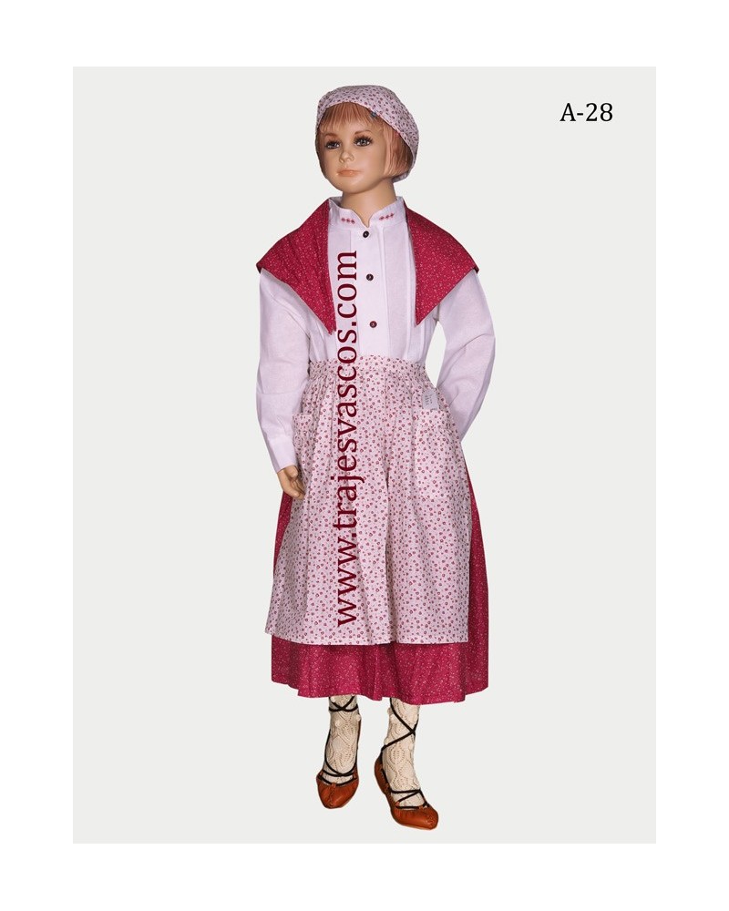Traje de aldeana niña A28 - 1