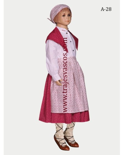 Traje de aldeana niña A28 - 3