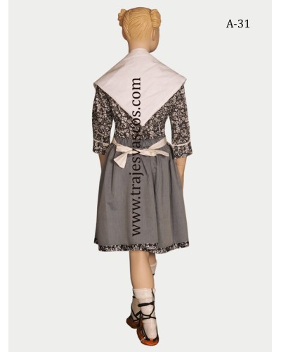 Traje de aldeana vasca niña A31 - 5