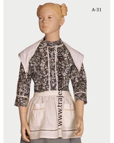 Traje de aldeana vasca niña A31 - 7