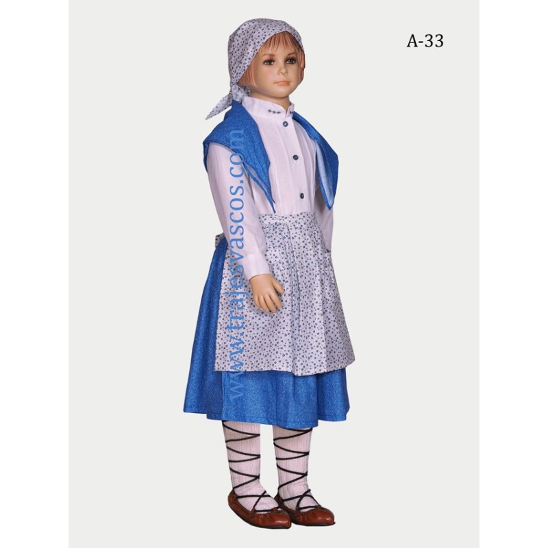 Conjunto aldeana para niña A33. - 3