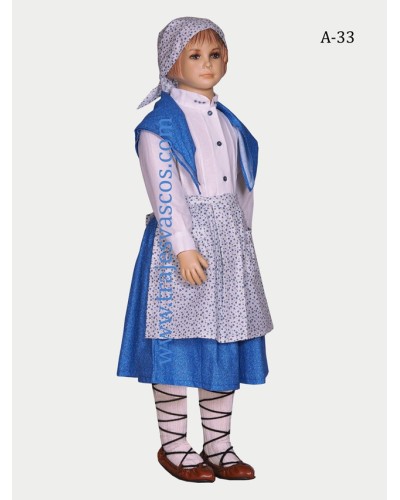 Conjunto aldeana para niña A33. - 3