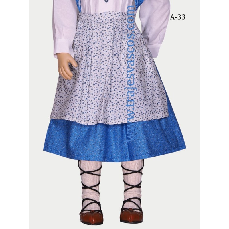 Conjunto aldeana para niña A33. - 7