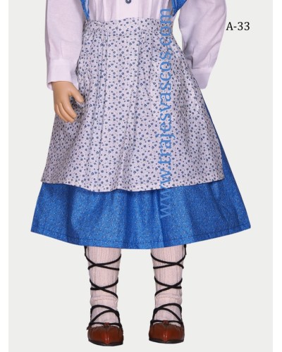 Conjunto aldeana para niña A33. - 7