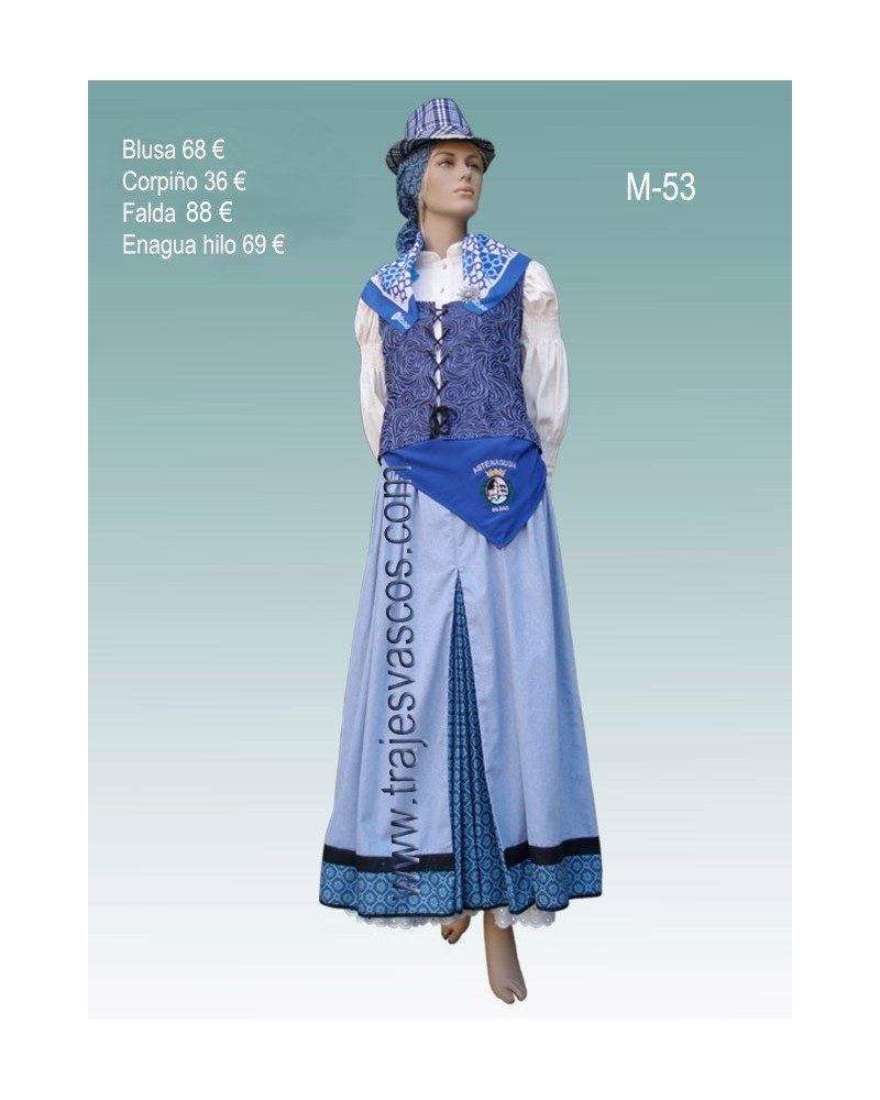 Traje regional vasco para fiestas de Bilbao  M53 - 1