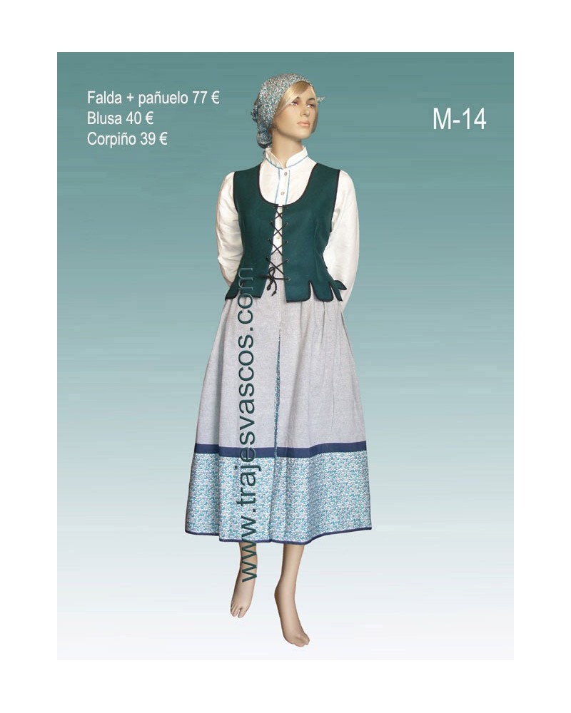 Conjunto vestir para casera vasca M14 - 1