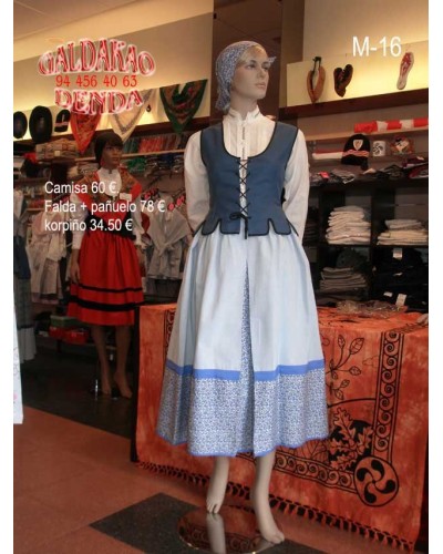 Traje vestir de casera vasca M16 - 1