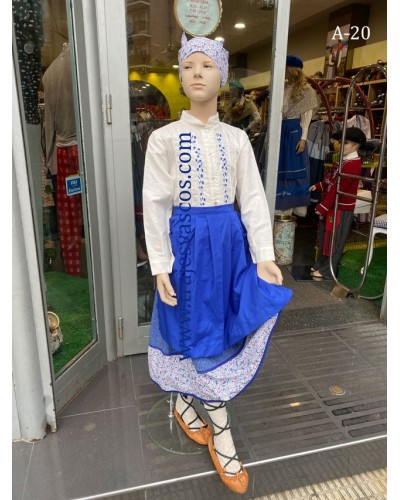  Conjunto completo de aldeana para niña modelo A20 - 1