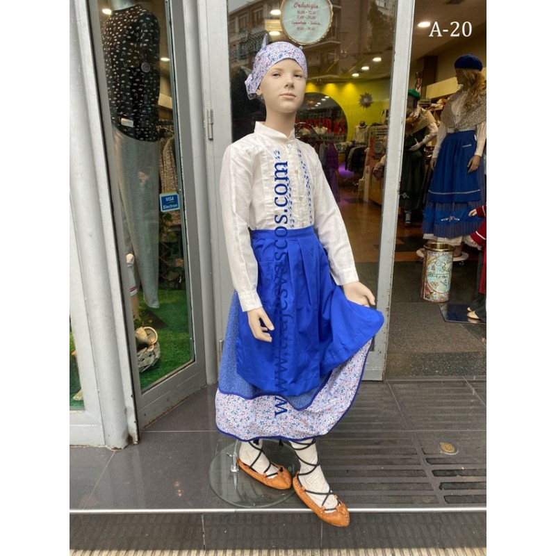  Conjunto completo de aldeana para niña modelo A20 - 3