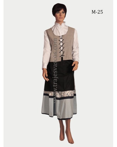 Traje regional de casera vasca M25 - 1