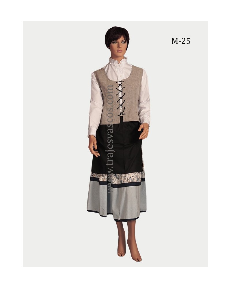 Traje regional de casera vasca M25 - 1