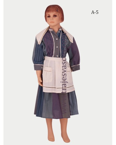 Traje vasco para niña A5 - 1