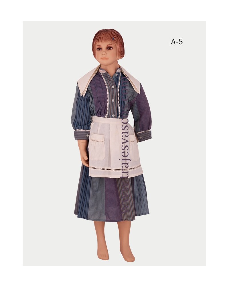 Traje vasco para niña A5 - 1