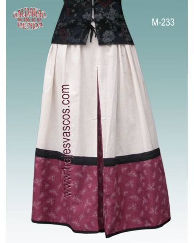 Falda para aldeana vasca M233 - 1