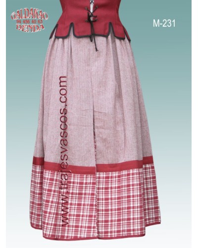 Falda para combinar con traje regional M231 - 1