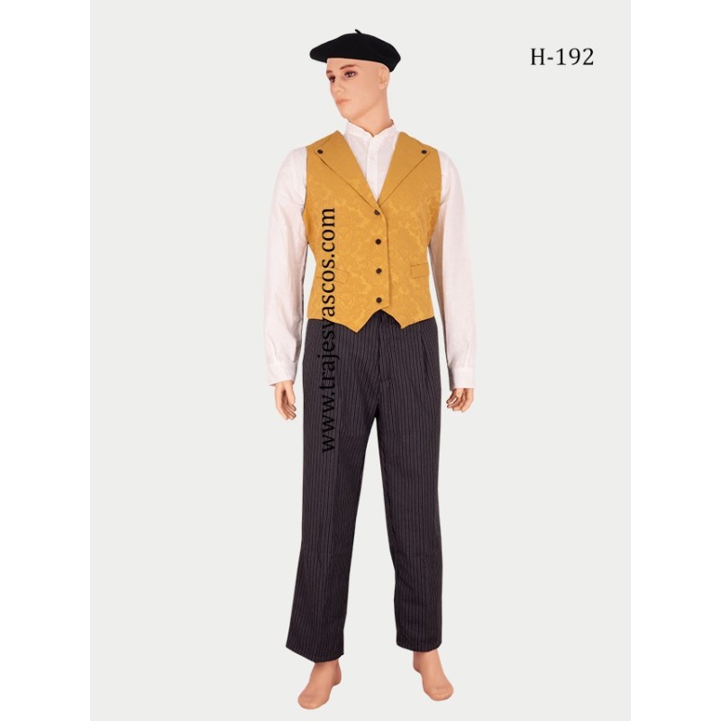 Euskal ezkontzetarako Gizonen txalekoa H192 - 8