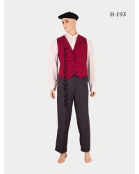 Chaleco para traje vasco H193