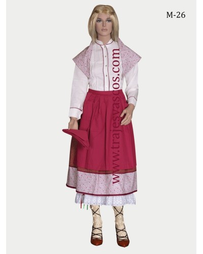Traje casera vasca mujer M26 - 1
