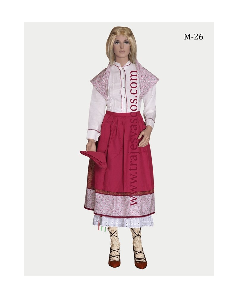 Traje casera vasca mujer M26 - 1