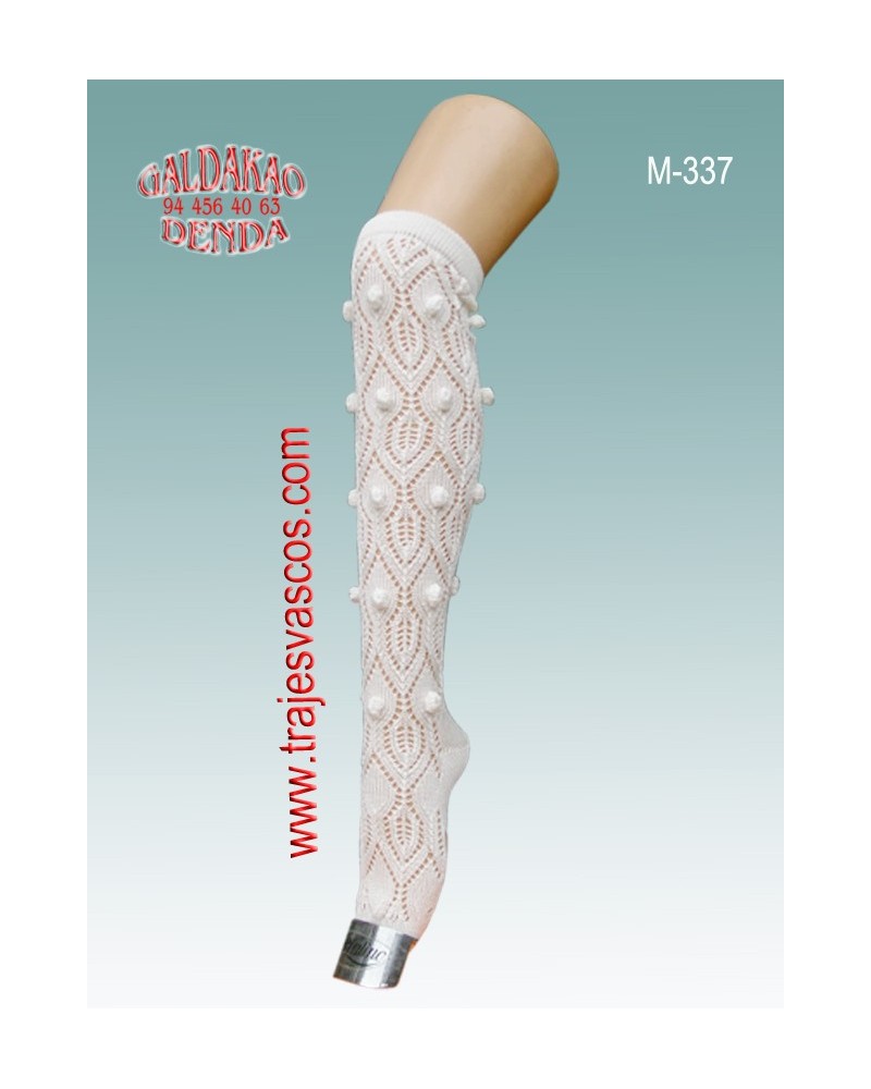 Media de garbanzo color beige M337 - 1
