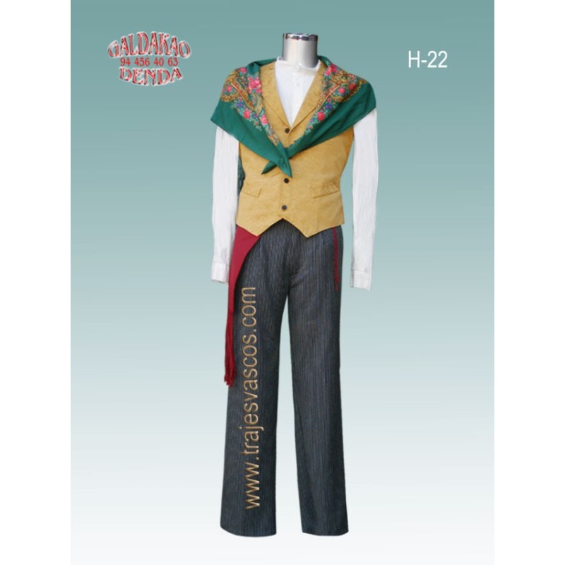 Conjunto Euskal Jantziak hombre H22 - 1