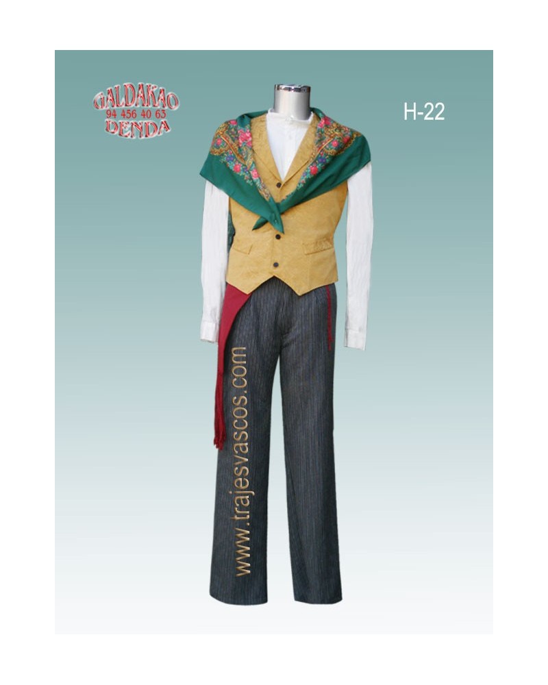 Conjunto Euskal Jantziak hombre H22 - 1