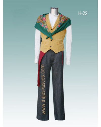Conjunto Euskal Jantziak hombre H22 - 3