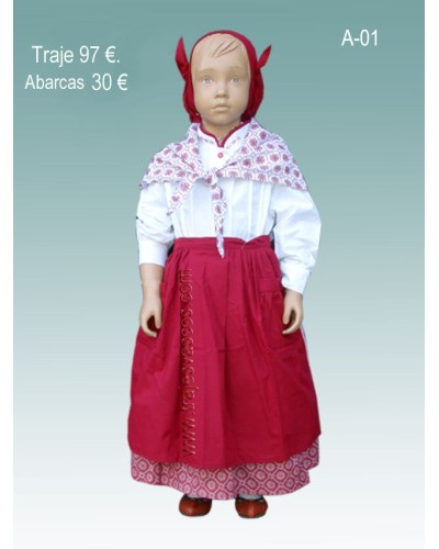 Conjunto niña Euskal Jantziak  A01 - 1
