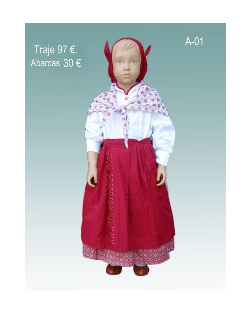 Conjunto niña Euskal Jantziak  A01 - 1