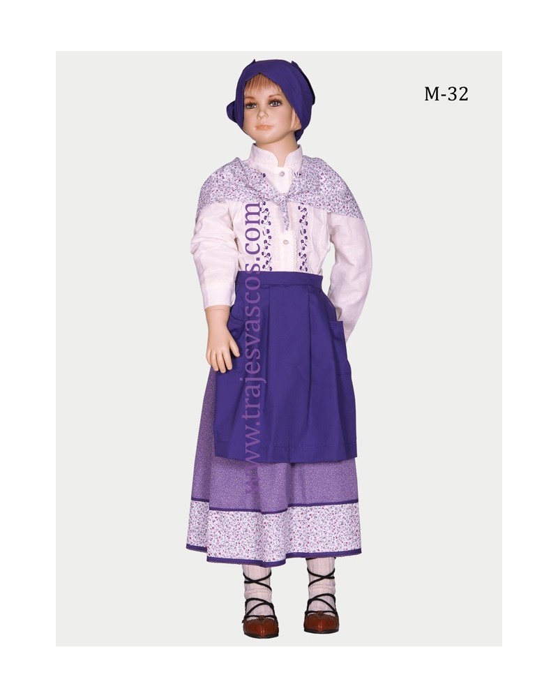 Conjunto regional vasco para niña m32 - 1