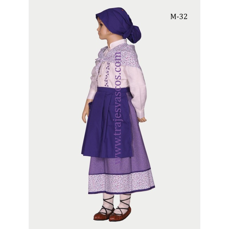Conjunto regional vasco para niña m32 - 3