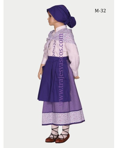 Conjunto regional vasco para niña m32 - 3