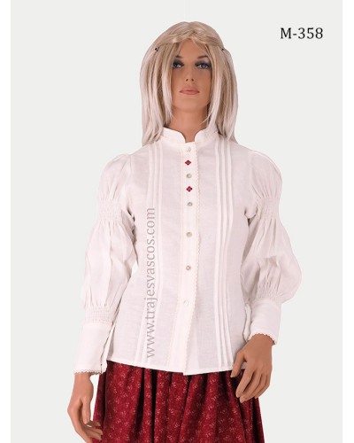 Blusa Para Traje Vasco Mujer M358 - 1