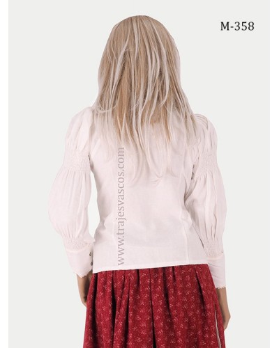 Euskal jantzietarako blusa Emakumea M358 - 4