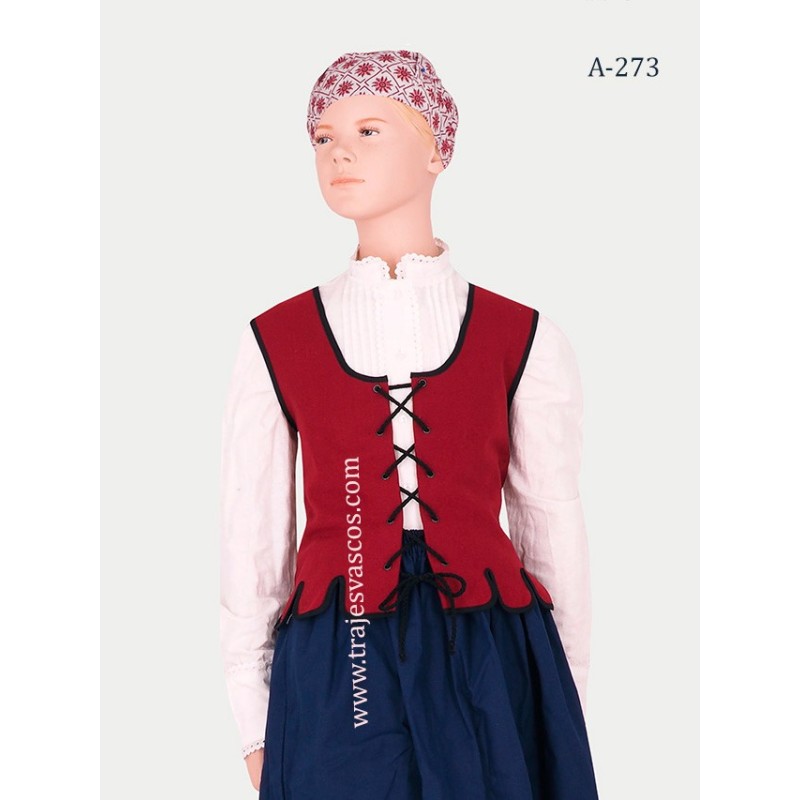 Corpiño Granate Para Niña Aldeana A273 - 1