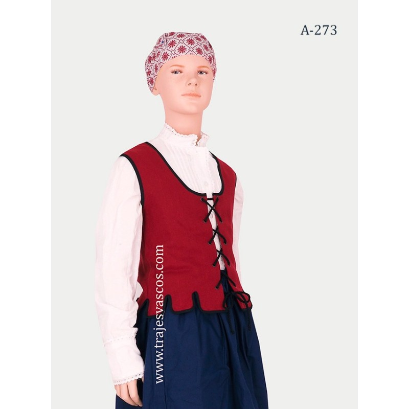 Baserritar neskarentzako korpiño granatea A273 - 4