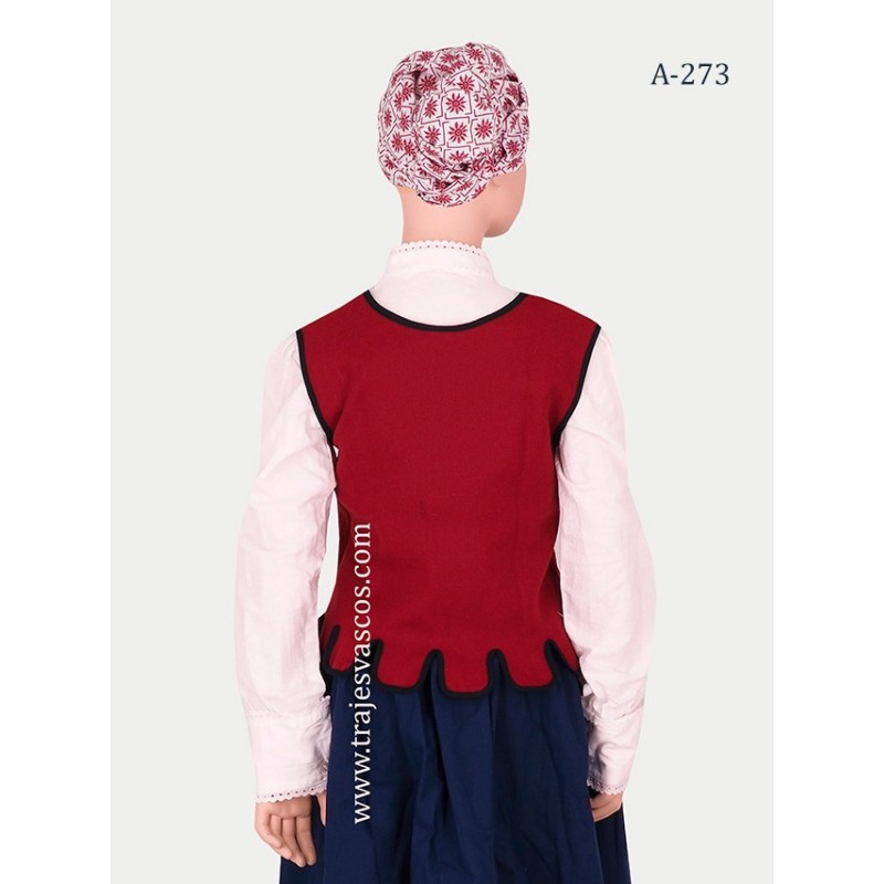 Corpiño Granate Para Niña Aldeana A273 - 5